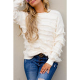 Crystal Pullover Sweater Top